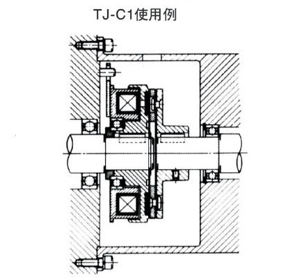 轴承式电磁离合器安装